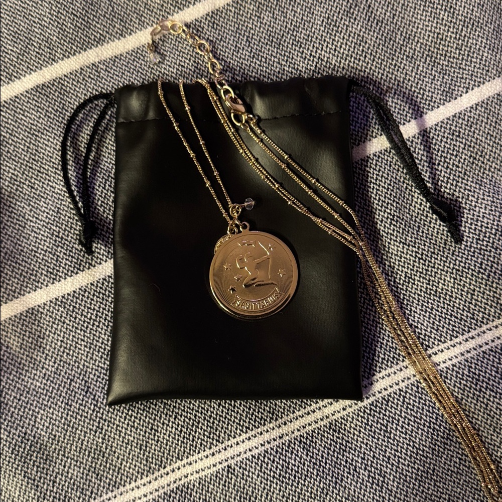 Sagittarius Gold Necklace